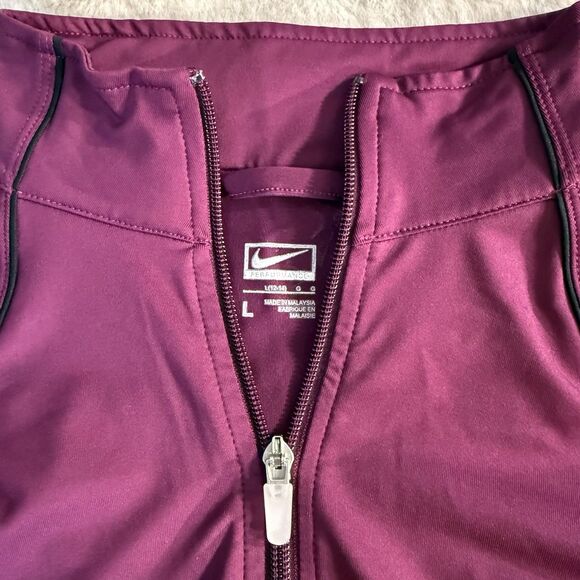 Women’s Nike Performance Full Zip Jacket Y2K Size Large Sweatshirt Athletic - Picture 4 of 8